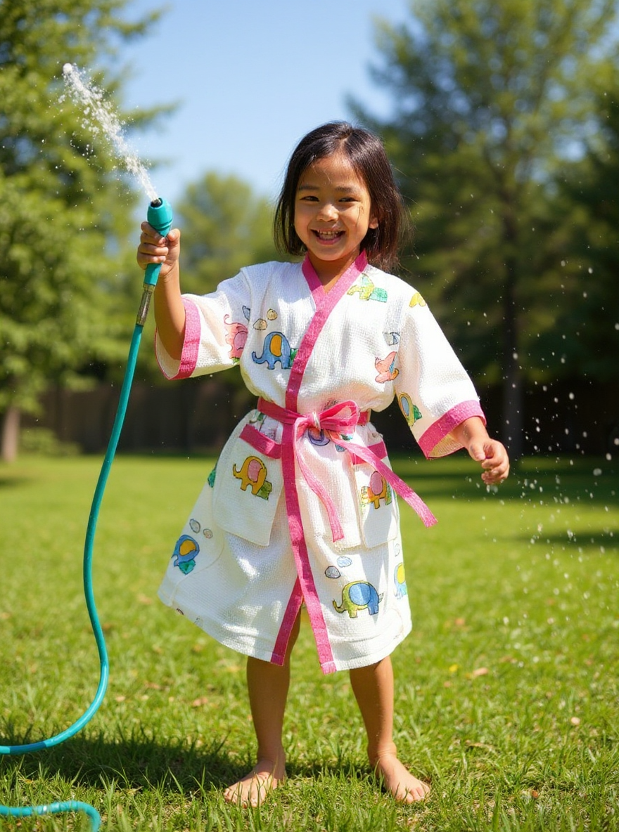 The Ele-Fun Waffle Robe