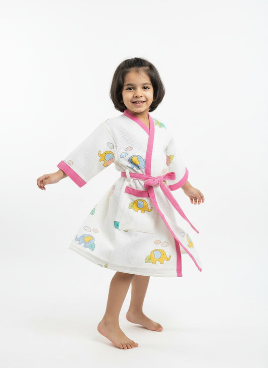 The Ele-Fun Waffle Robe