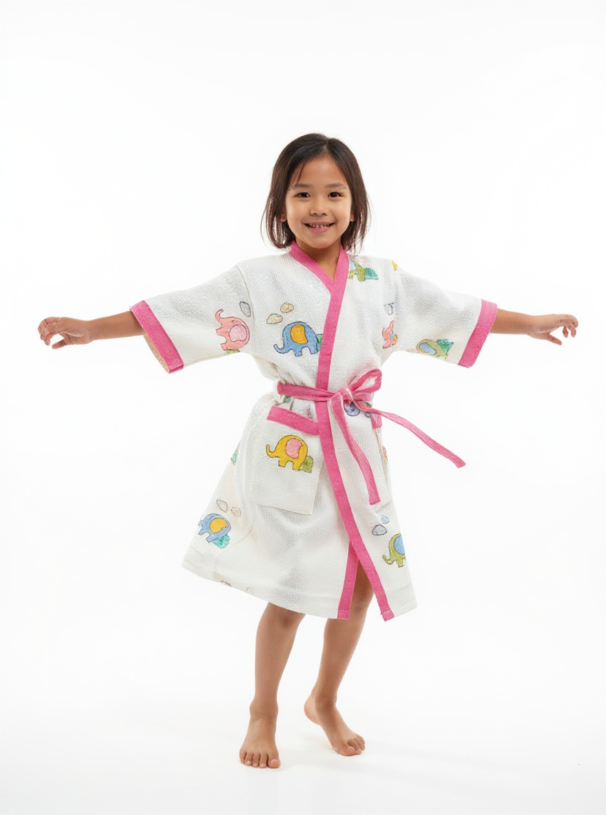 The Ele-Fun Waffle Robe